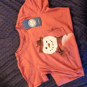 Life is Good Women's Crusher Tee - Snowman Peace Sign